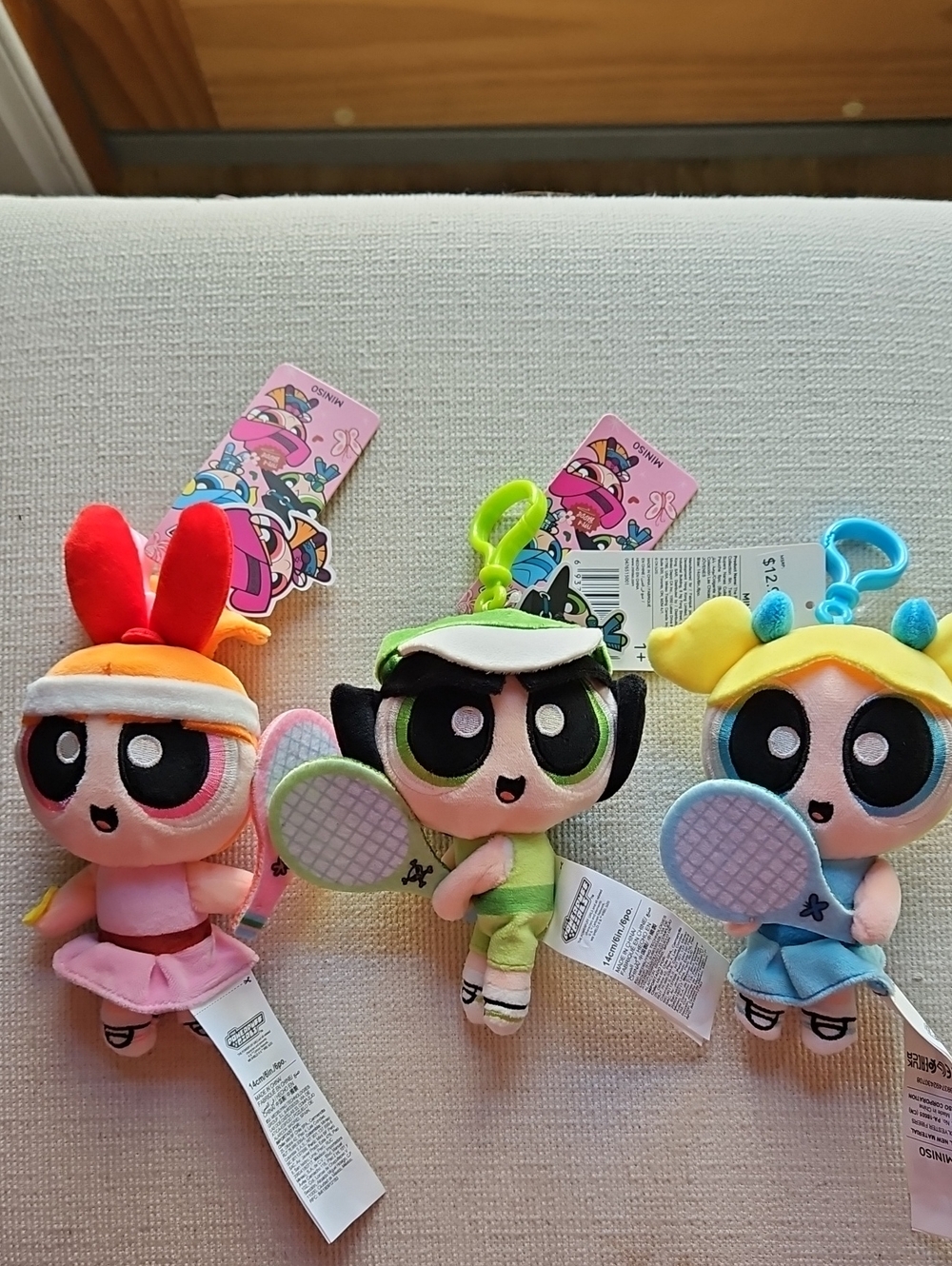 POWERPUFF GIRLS TENNIS BAG CHARM